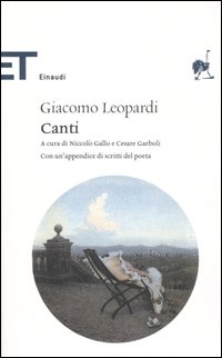 Libro canti di Giacomo Leopardi - ean 9788806177416 - Einaudi