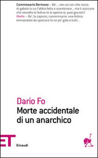 Libro Morte accidentale di un anarchico di Dario Fo - ean 9788806187538 - Einaudi