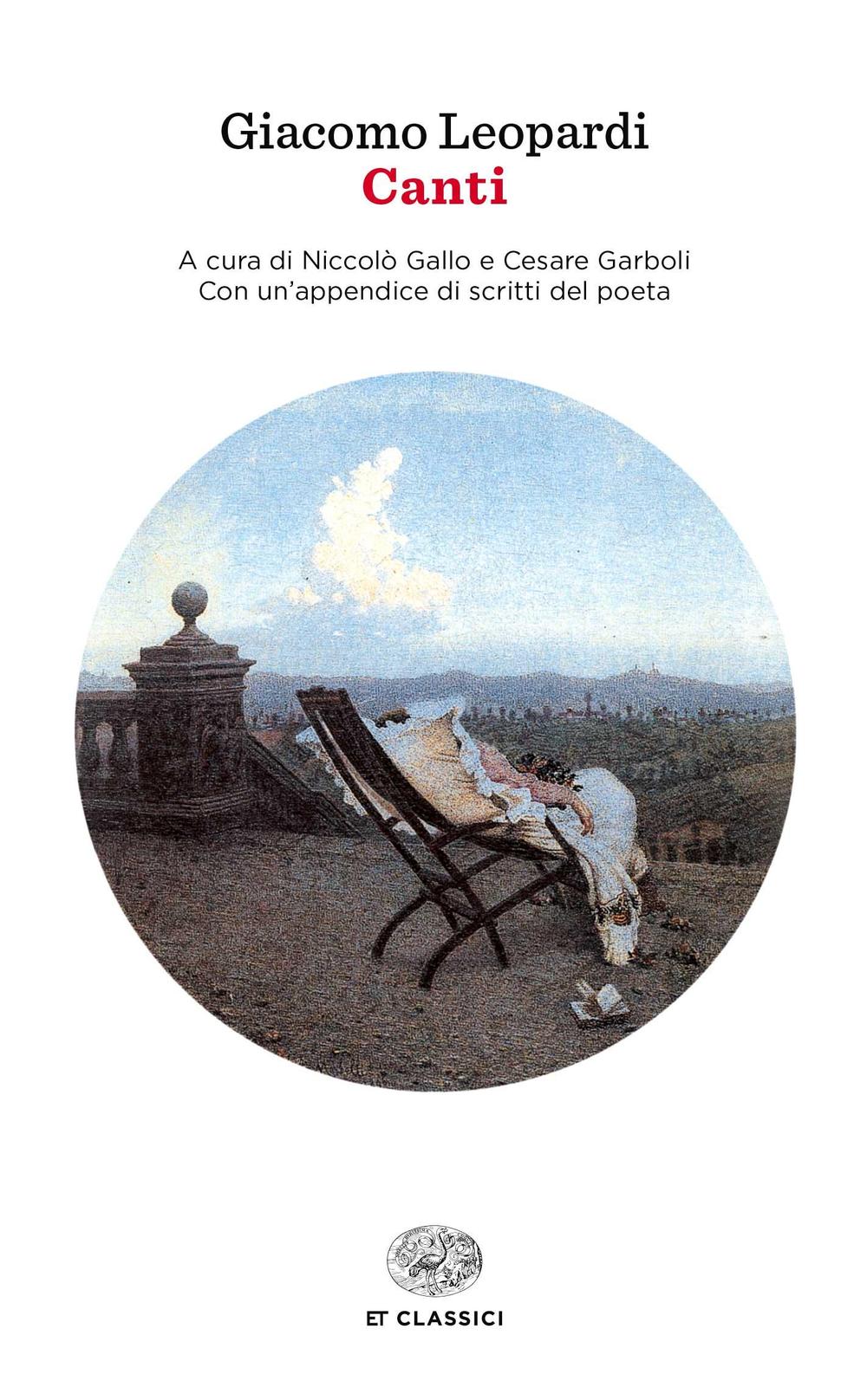 Libro Canti di Giacomo Leopardi - ean 9788806230043 - Einaudi