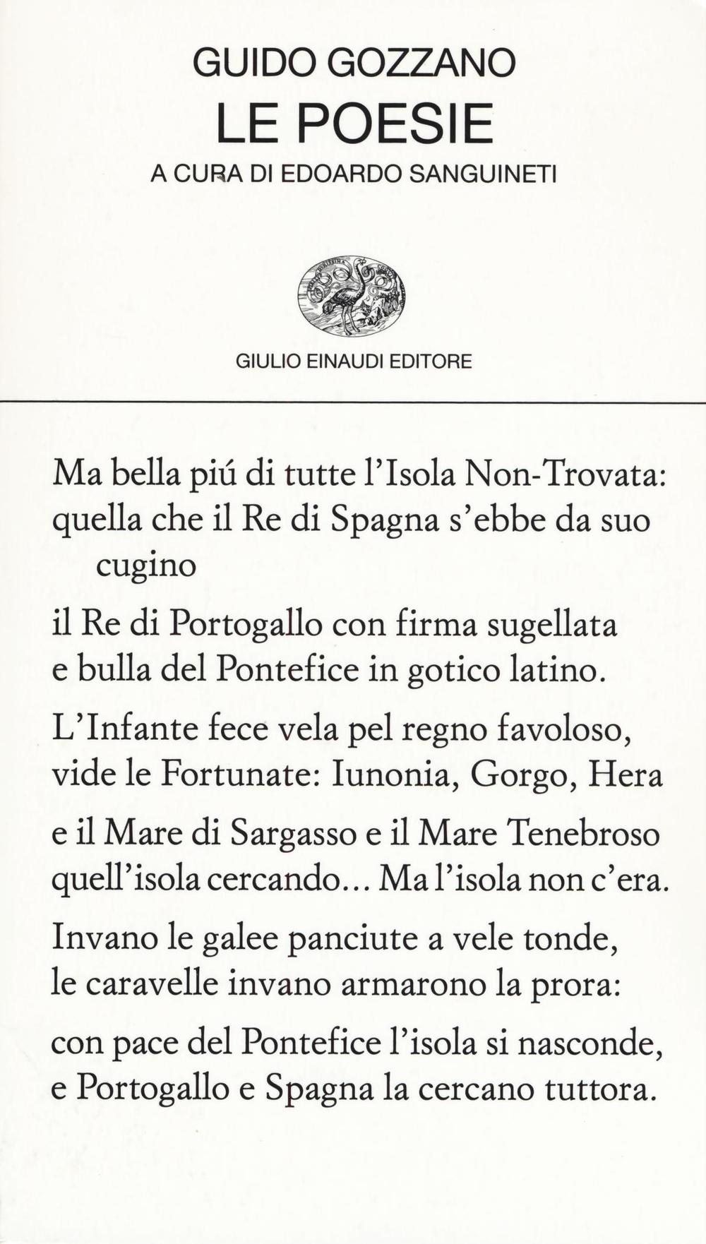 Libro Poesie di Guido Gozzano - ean 9788806231866 - Einaudi