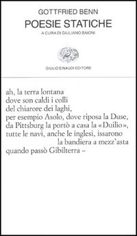 Libro Poesie statiche di Gottfried Benn - ean 9788806523657 - Einaudi