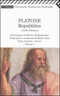 Libro Repubblica o sulla giustizia. Testo greco a fronte di Platone - ean 9788807821240 - Feltrinelli