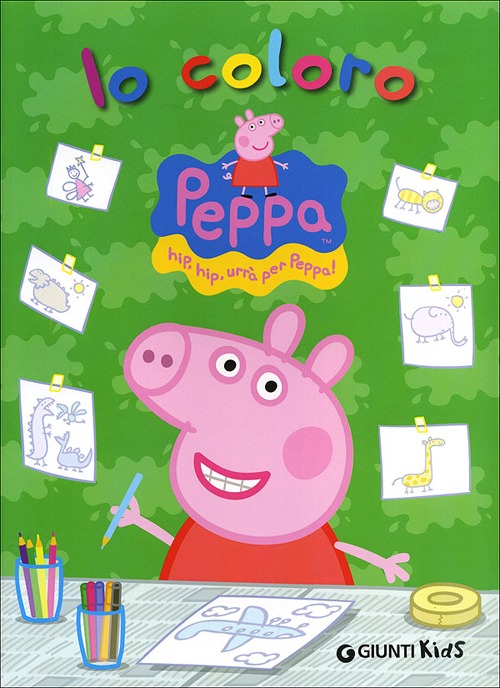 Libro Io coloro Peppa. Hip hip urrà per Peppa! di Silvia D'Achille - ean 9788809784697 - Giunti Kids