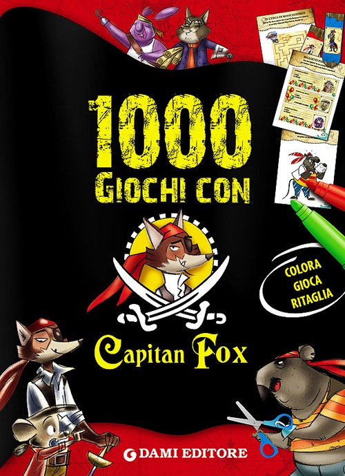 Libro 1000 giochi con Capitan Fox di Marco Innocenti - ean 9788809784901 - Dami Editore