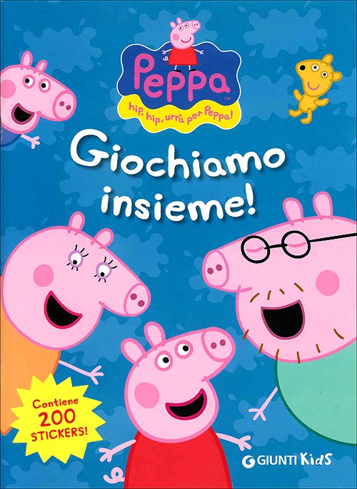 Libro Giochiamo insieme! Hip hip urrà per Peppa! Con adesivi di Silvia D'Achille - ean 9788809787582 - Giunti Kids