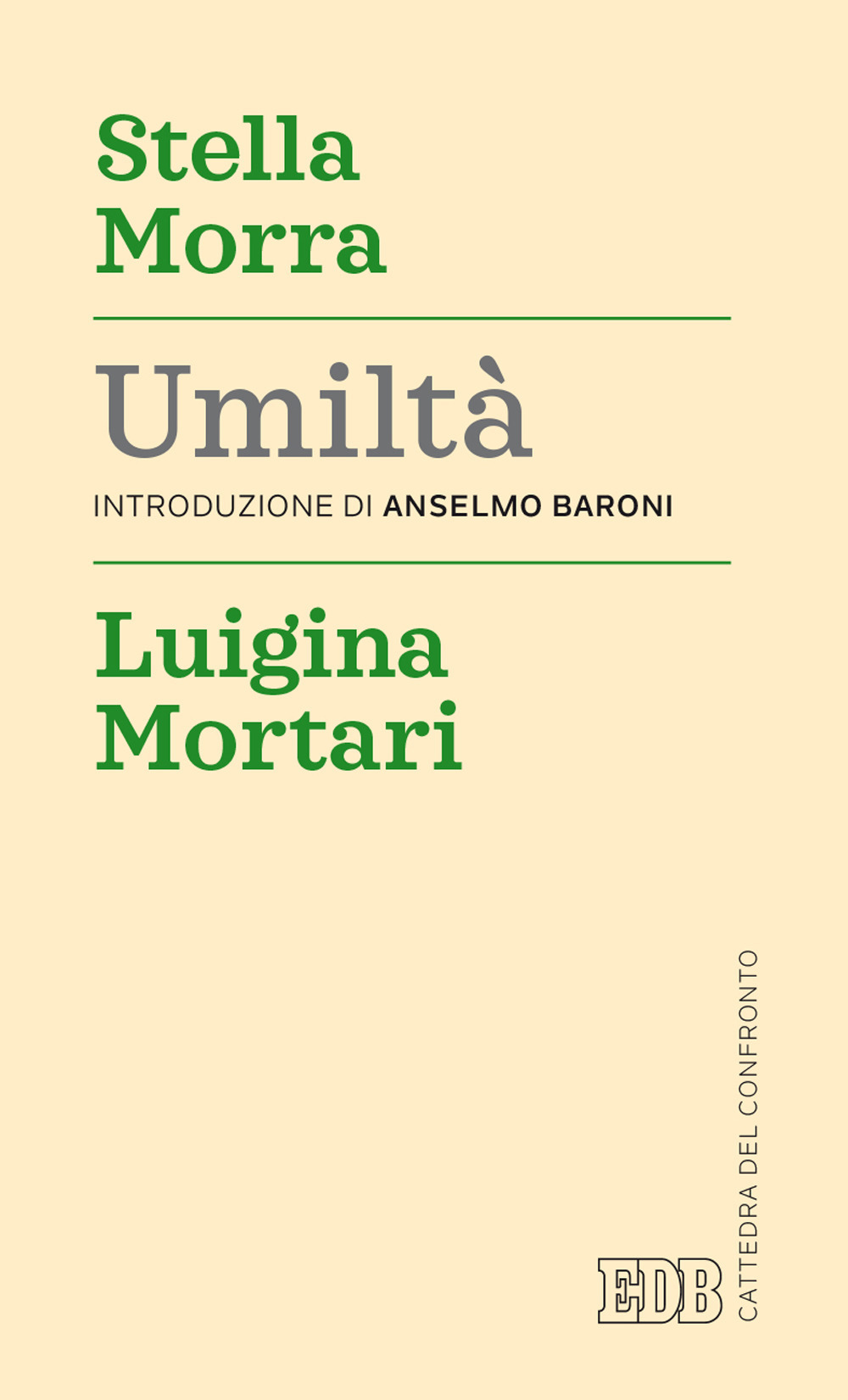Libro Umiltà di Stella Morra; Luigina Mortari - ean 9788810572030 - EDB