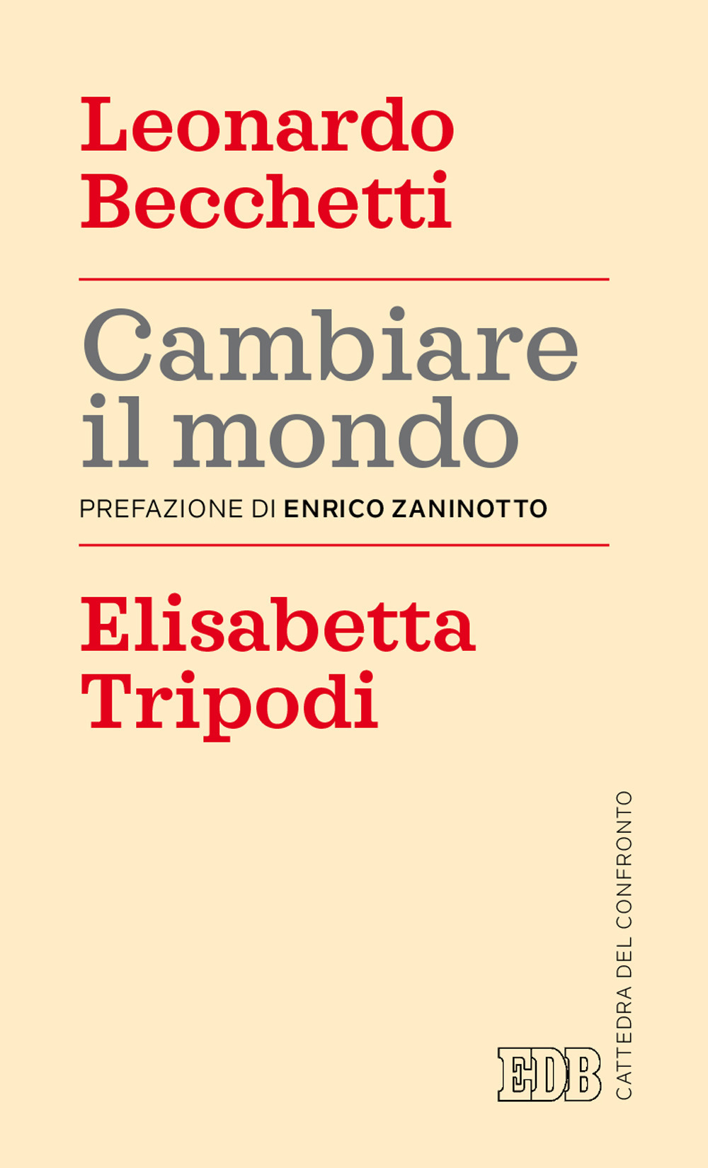Libro Cambiare il mondo di Leonardo Becchetti; Elisabetta Tripodi - ean 9788810572061 - EDB