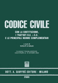 Libro Codice civile. Con la Costituzione