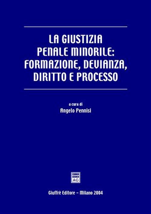 Libro giustizia penale minorile: formazione