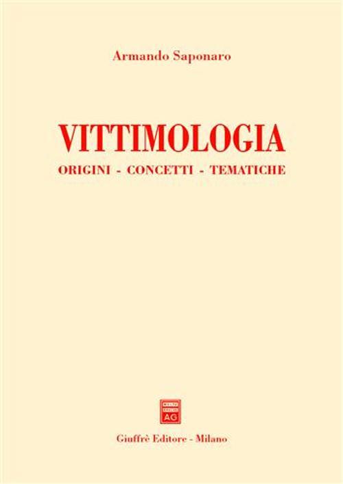 Libro Vittimologia. Origini