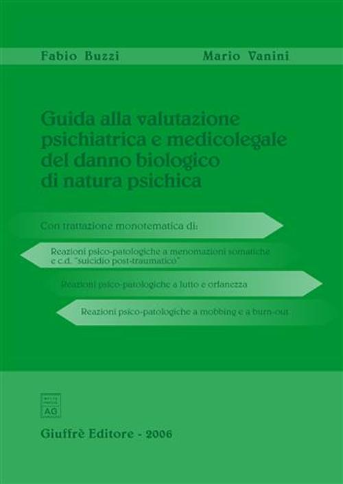 Libro Guida alla valutazione psichiatrica e medico-legale del danno biologico di natura psichica di Fabio Buzzi; Mario Vanini - ean 9788814122453 - Giuffrè