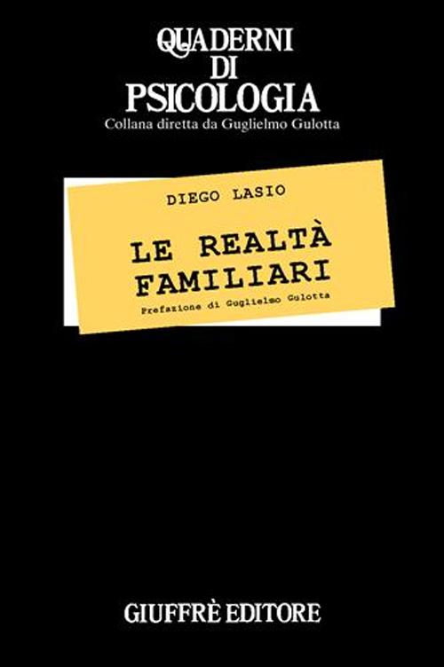 Libro realtà familiari di Diego Lasio - ean 9788814123887 - Giuffrè