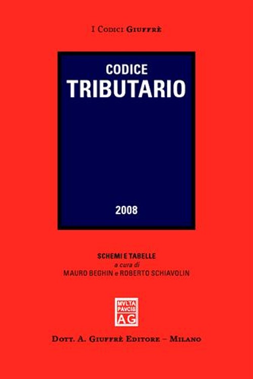 Libro Codice tributario di  - ean 9788814138980 - Giuffrè