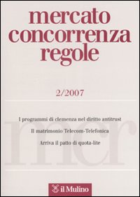 Libro Mercato concorrenza regole di  - ean 9788815117182 - Il Mulino