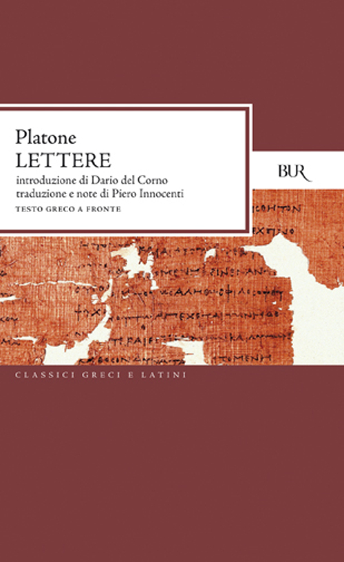 Libro Lettere di Platone - ean 9788817165907 - Rizzoli