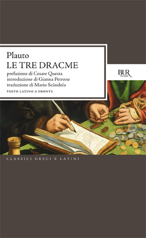 Libro Tre dracme di T. Maccio Plauto - ean 9788817169127 - Rizzoli