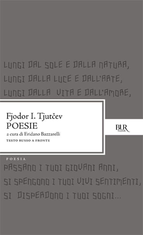 Libro Poesie di Fedor I. Tjutcev - ean 9788817169134 - Rizzoli