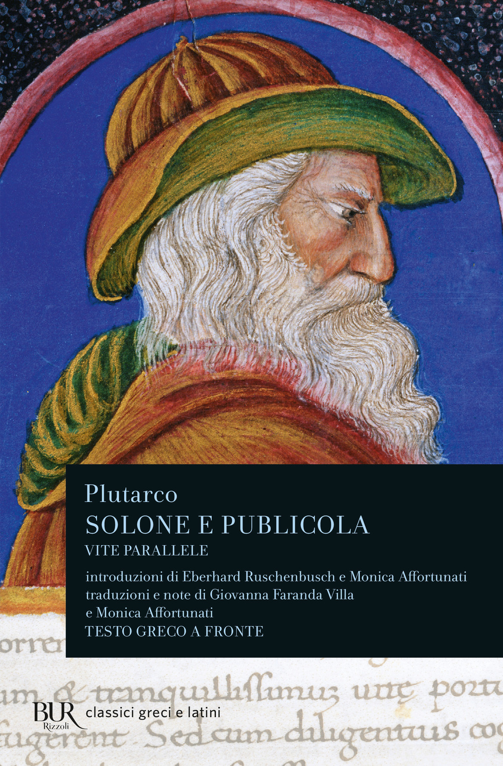 Libro Vite parallele. Solone e Publicola. Testo greco a fronte di Plutarco - ean 9788817170093 - Rizzoli