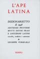 Libro ape latina di Giuseppe Fumagalli - ean 9788820300333 - Hoepli
