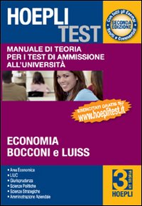 Libro Hoepli test. Manuale di teoria per i test di ammissione all'università di  - ean 9788820342012 - Hoepli