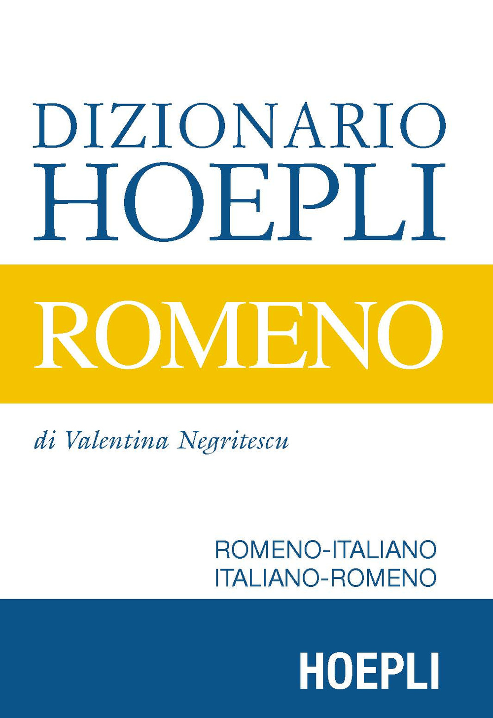 Libro Dizionario Hoepli romeno. Romeno-italiano
