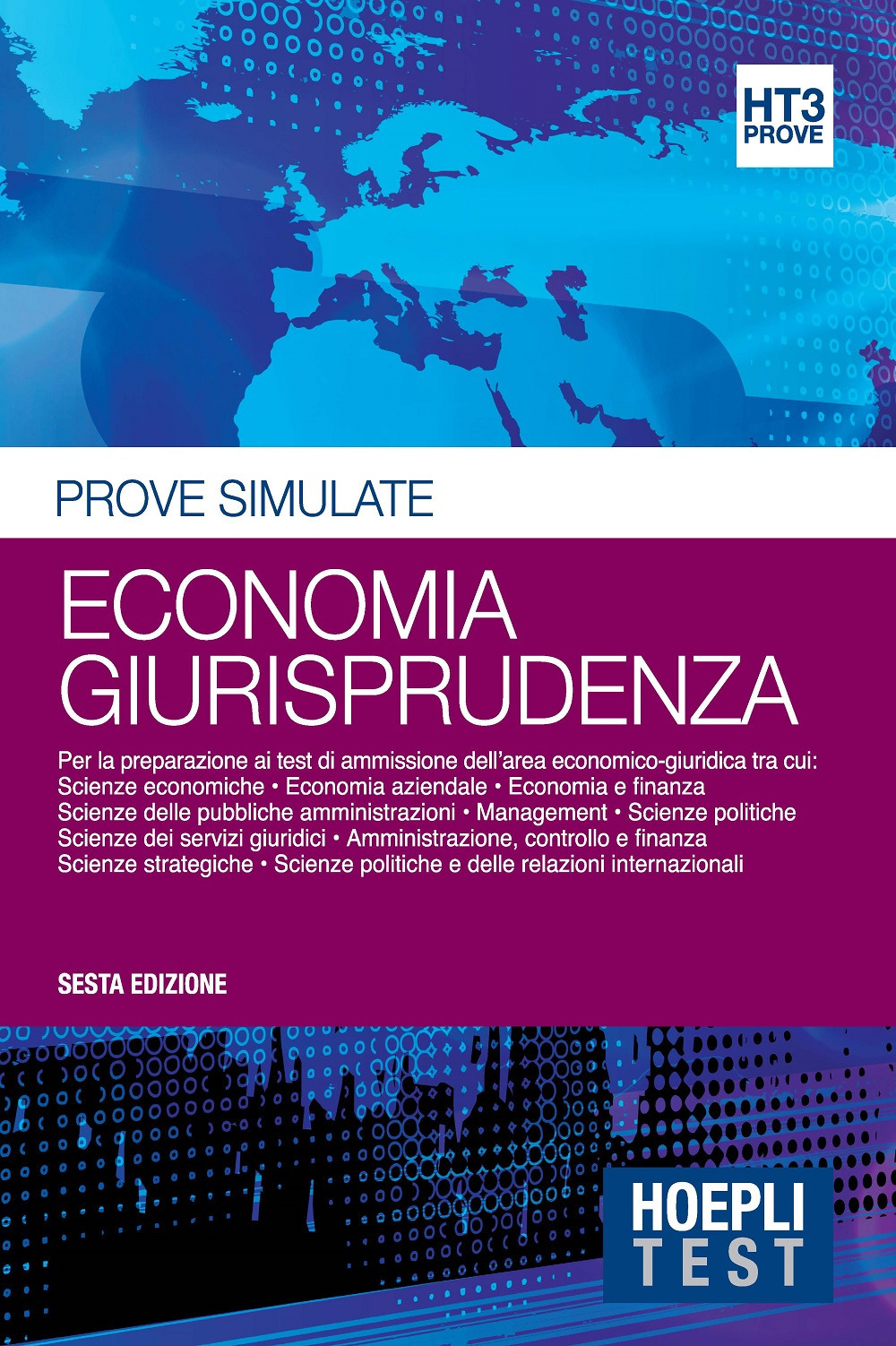 Libro Economia giurisprudenza. Prove simulate. Per la preparazione ai test di ammissione dell'area economico-giuridica di  - ean 9788820382063 - Hoepli