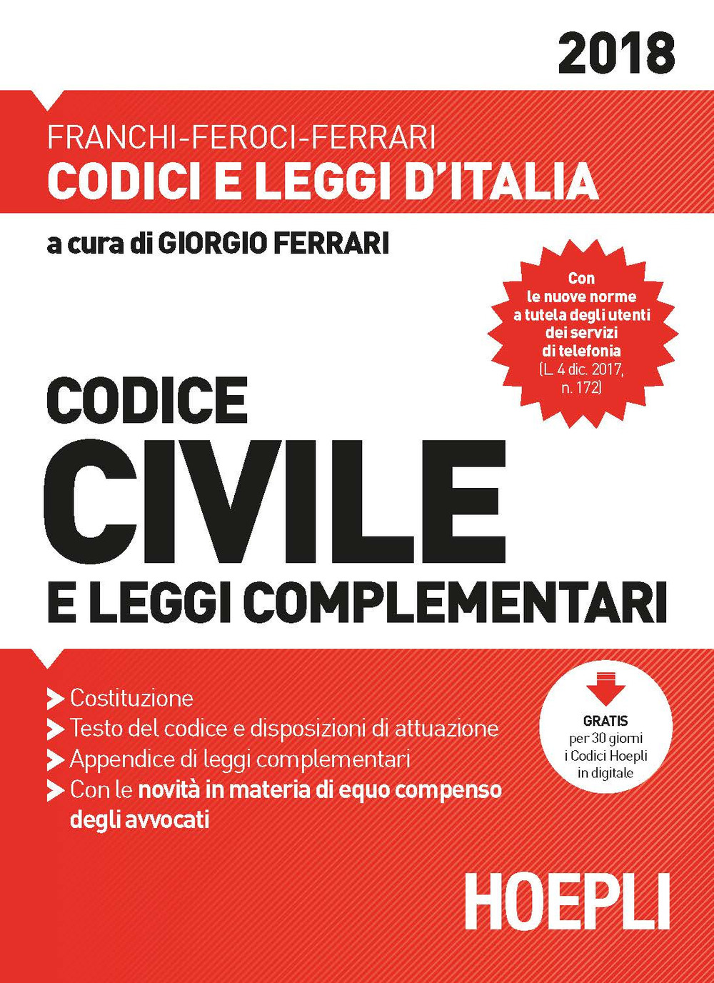 Libro Codice civile e leggi complementari di  - ean 9788820382834 - Hoepli