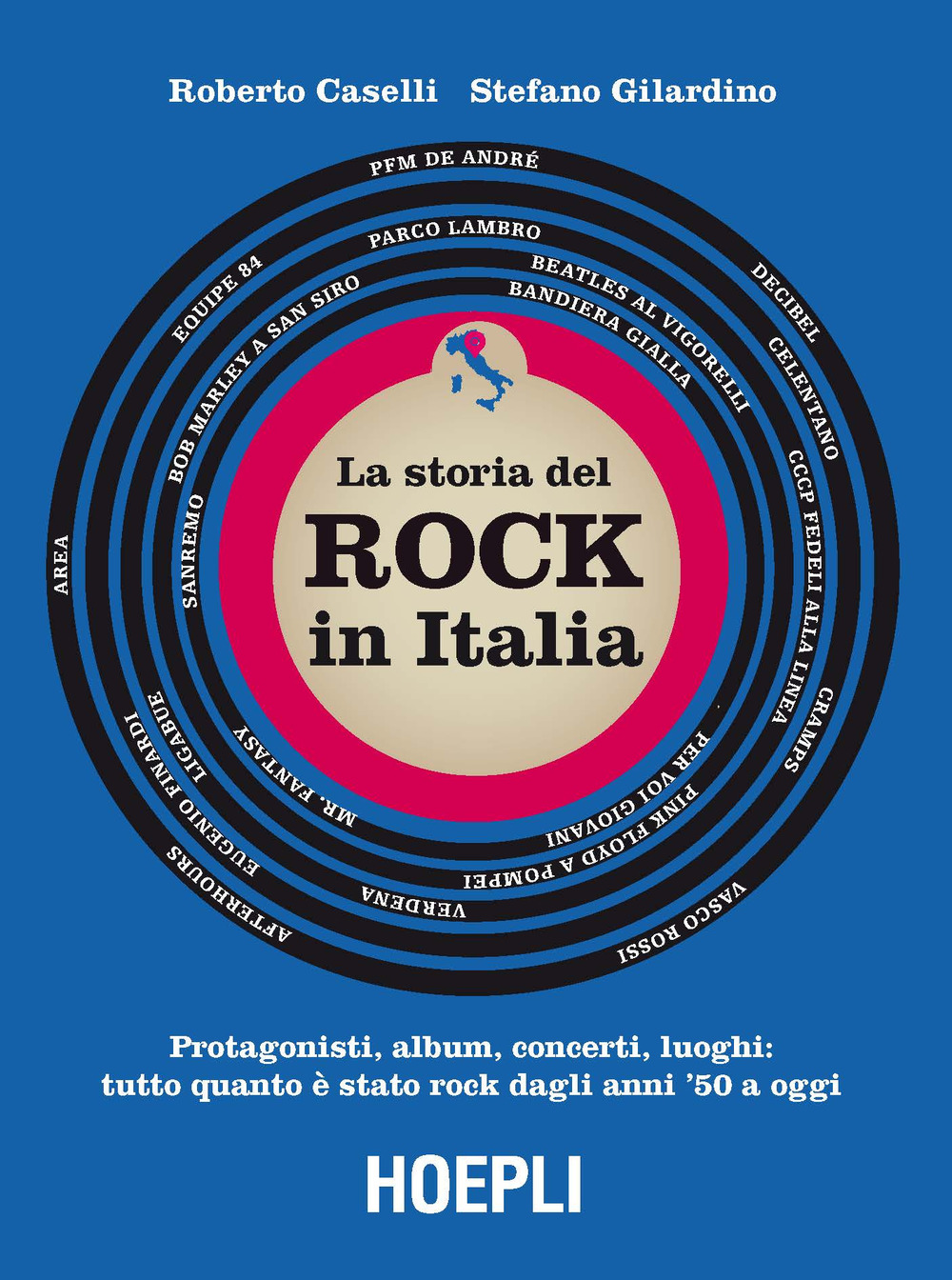 Libro storia del Rock in Italia. Protagonisti