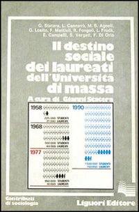 Libro destino sociale dei laureati nell'università di massa di  - ean 9788820700096 - Liguori