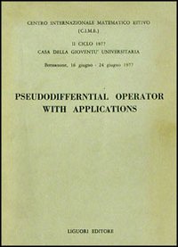 Libro Pseudodifferential operator with applications di  - ean 9788820700171 - Liguori