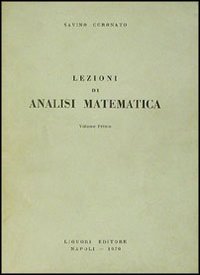 Libro Lezioni di analisi matematica di Savino Coronato - ean 9788820701543 - Liguori