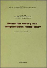 Libro Recursion theory di  - ean 9788820709136 - Liguori