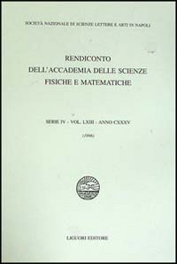 Libro Rendiconto dell'Accademia delle scienze fisiche e matematiche. Serie IV di  - ean 9788820727161 - Liguori