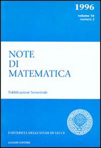 Libro Note di matematica di  - ean 9788820728342 - Liguori