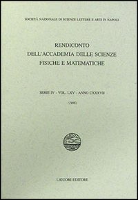 Libro Rendiconto dell'Accademia delle scienze fisiche e matematiche. Serie IV di  - ean 9788820728991 - Liguori