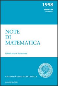 Libro Note di matematica di  - ean 9788820729691 - Liguori