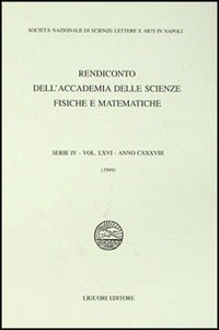Libro Rendiconto dell'Accademia delle scienze fisiche e matematiche. Serie IV di  - ean 9788820730444 - Liguori