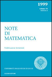 Libro Note di matematica di  - ean 9788820730970 - Liguori