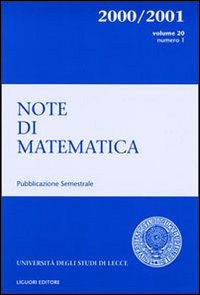 Libro Note di matematica di  - ean 9788820733575 - Liguori