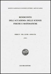 Libro Rendiconto dell'Accademia delle Scienze Fisiche e Matematiche. Serie IV di  - ean 9788820733841 - Liguori