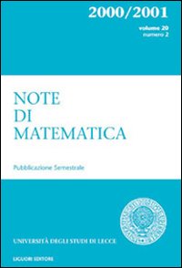 Libro Note di matematica di  - ean 9788820734084 - Liguori