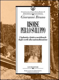 Libro Risorse per lo sviluppo. L'industria elettrica meridionale dagli esordi alla nazionalizzazione di Giovanni Bruno - ean 9788820736699 - Liguori