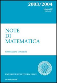 Libro Note di matematica di  - ean 9788820737870 - Liguori