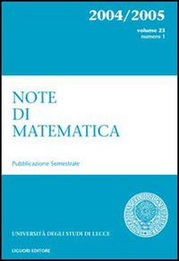 Libro Note di matematica di  - ean 9788820738044 - Liguori