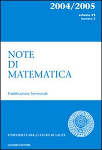 Libro Note di matematica di  - ean 9788820738563 - Liguori