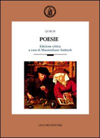 Libro Poesie di Quirós - ean 9788820738617 - Liguori