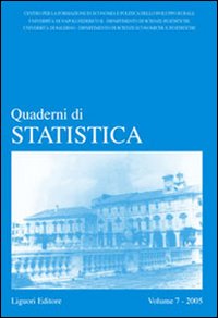Libro Quaderni di statistica di  - ean 9788820739508 - Liguori