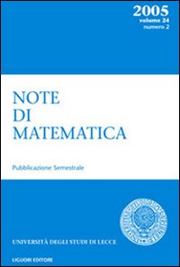 Libro Note di matematica di  - ean 9788820739560 - Liguori