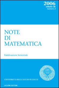 Libro Note di matematica di  - ean 9788820740443 - Liguori