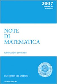 Libro Note di matematica di  - ean 9788820742201 - Liguori